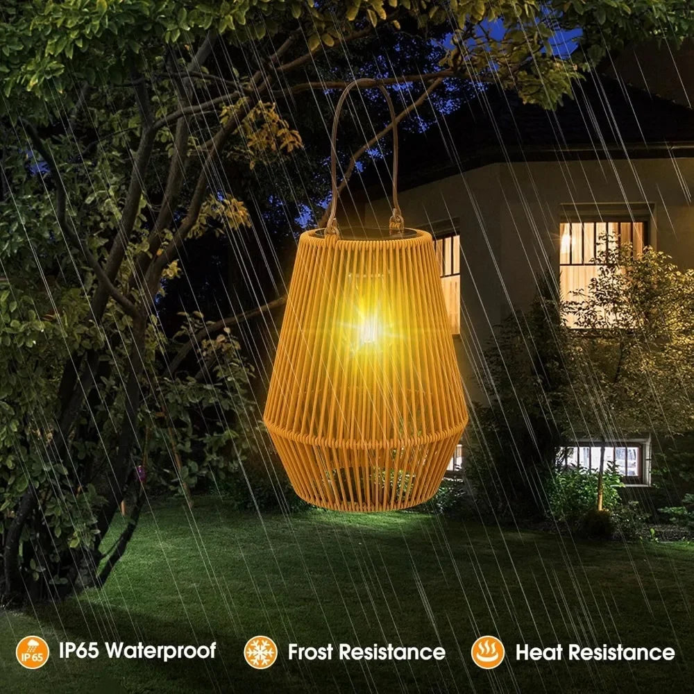 Outdoor waterproof hanging solar light