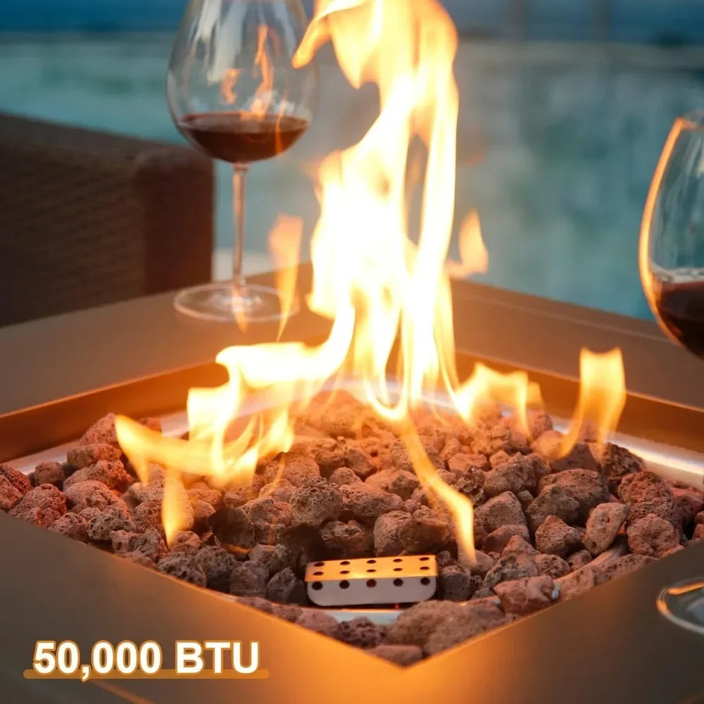 Outdoor Gas Fire Pit Propane Table