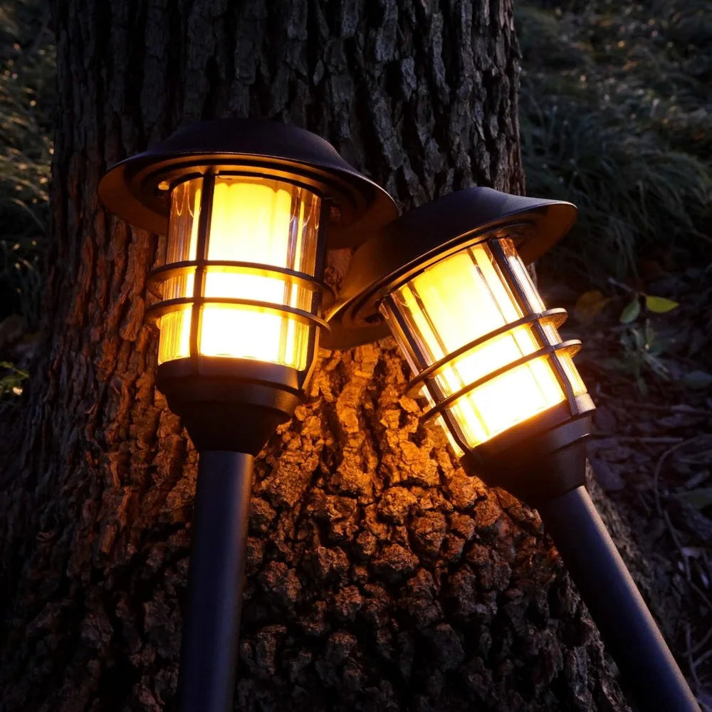 4-Pack Waterproof Solar Light Torches