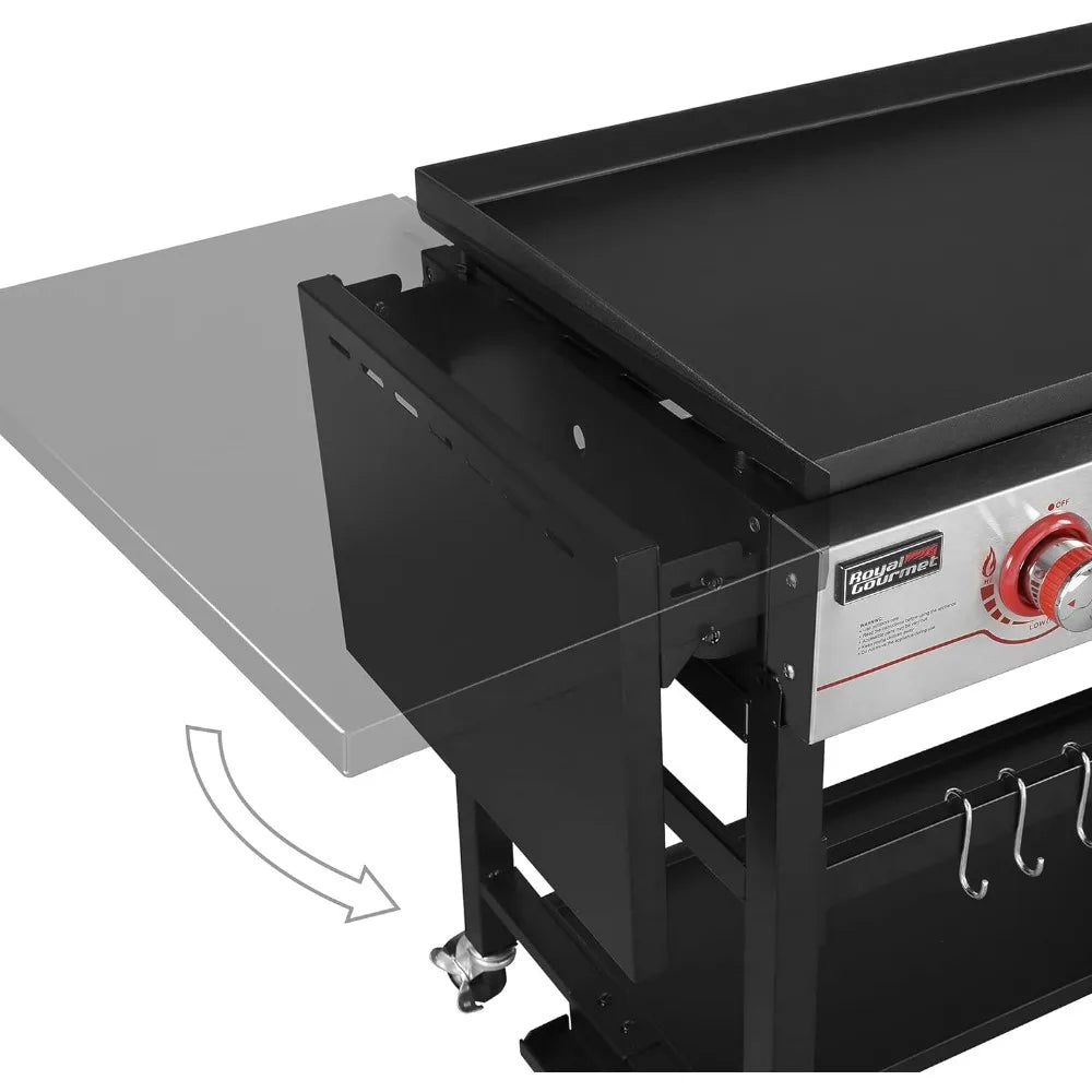 4-Burner Flat Top Propane Gas Grill Griddle