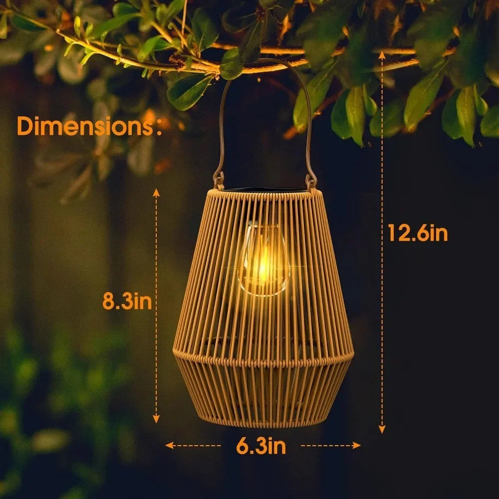 Outdoor waterproof hanging solar light